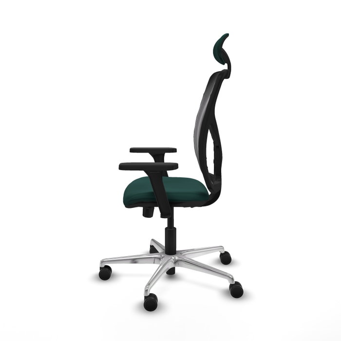 PIQUERAS Y CRESPO Silla de oficina Motilla con mecanismo Sincro/Traslack Verde botella y Negro PIQUERAS Y CRESPO Silla de oficina Motilla con mecanismo Sincro/Traslack Verde botella y Negro