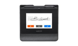 Wacom STU-540, Pantalla LCD TFT Amorfa de 5", 800 x 480 WVGA, con Lápiz de 142 x 9 mm, Negro
