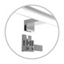 GSC Evolution Aplique Baño LED Laksa 12W 4000K IP44 Níquel