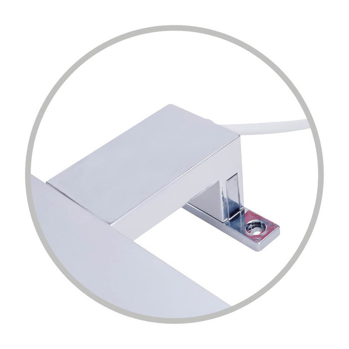 GSC Evolution Aplique Baño LED Laksa 12W 4000K IP44 Níquel