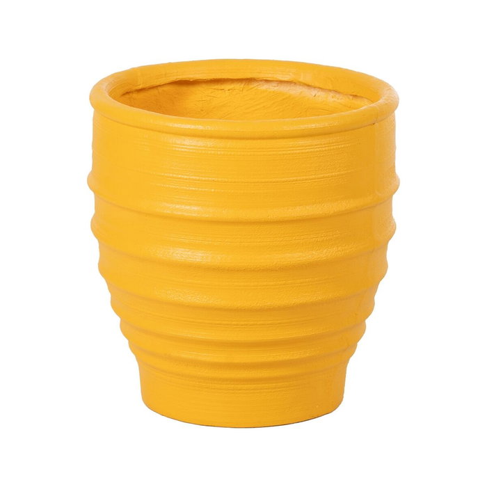 Ixia Macetero Decorativo Amarillo Resina 49,30 x 49,30 x 51 cm Ixia Macetero Decorativo Amarillo Resina 49,30 x 49,30 x 51 cm