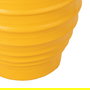 Macetero Amarillo Resina Decoración 49,30 X 49,30 X 51 cm