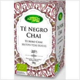 ARTEMIS BIO Té Negro Chai Infusión 20 Bolsitas Bio