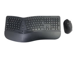 Conceptronic Orazio02PT Teclado portugués QWERTY y ratón inalámbrico negro