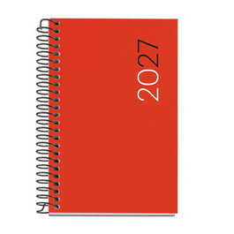 Miquelrius Agenda Anual 2027 Basic City con Espiral Rojo