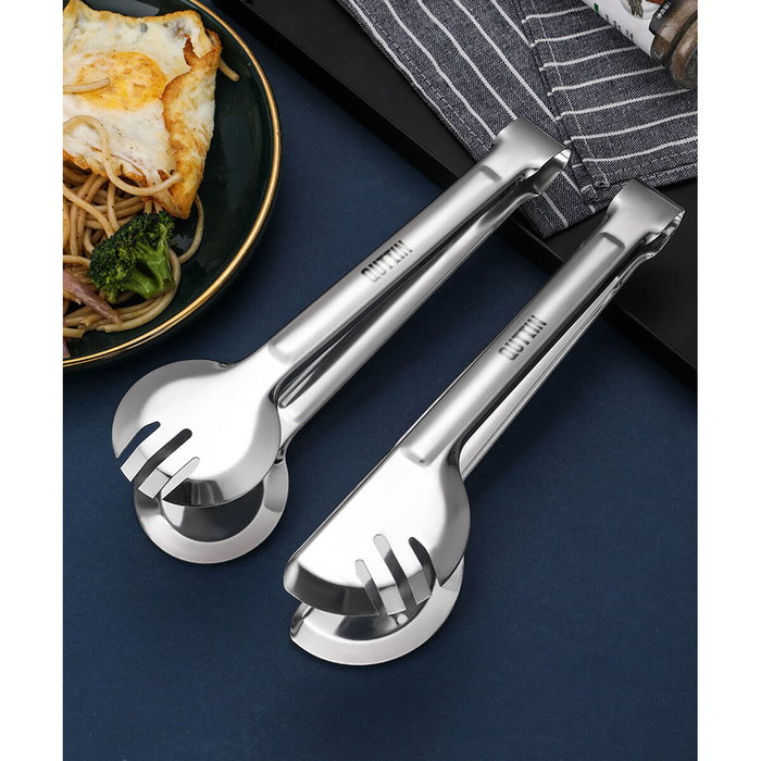 Pinzas de Cocina Quttin Acero 23 x 5 x 5 cm (36 Unidades)