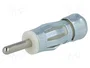 4CARMEDIA Adaptador de antena DIN enchufe a ISO tomacorriente