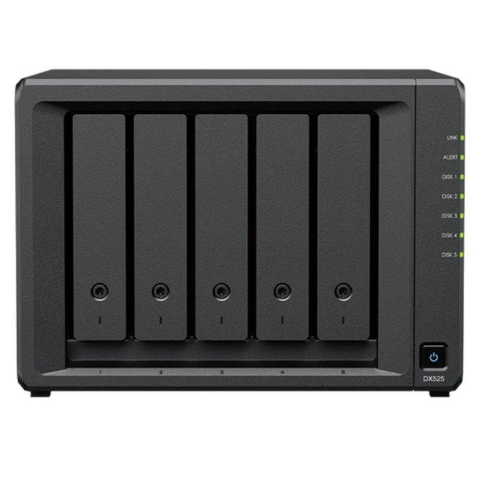Synology DX525 DiskStation Unidad de Expansión de Almacenamiento con 5 Bahías para HDD/SSD SATA Synology DX525 DiskStation Unidad de Expansión de Almacenamiento con 5 Bahías para HDD/SSD SATA