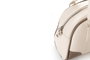 Lucky Bees 1282 Bolso de Cuero de Polivinilo, Elegancia y Versatilidad en Crema y Visón, Diseño Atemporal y Funcionalidad para Mujer