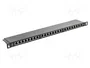 Lanberg Patch Panel 24 puertos categoría 6 FTP blindado negro 0.5U 19 pulgadas