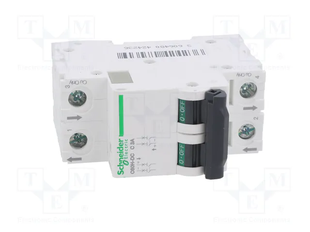 SCHNEIDER ELECTRIC Interruptor magnetotérmico ACTI9 C60H-DC 2 polos 3A