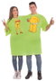 Creaciones Llopis Disfraz Adulto Camiseta Doble Cerveza Talla L