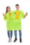 Creaciones Llopis Disfraz Adulto Camiseta Doble Cerveza Talla L
