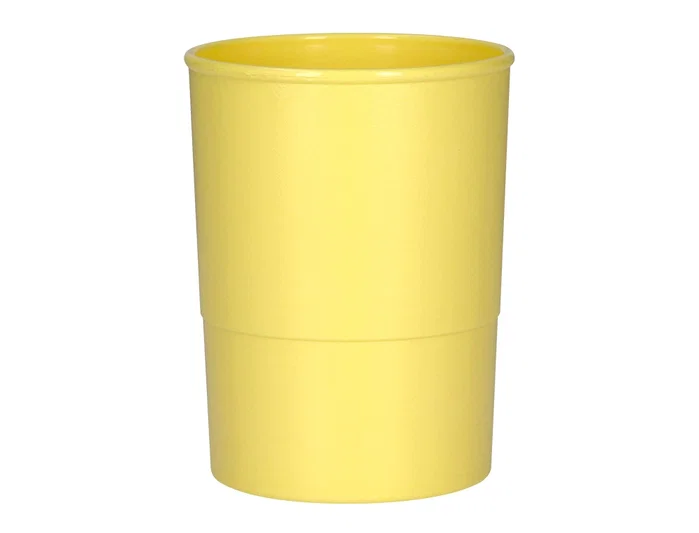Q-connect Cubilete Amarillo Pastel Opaco