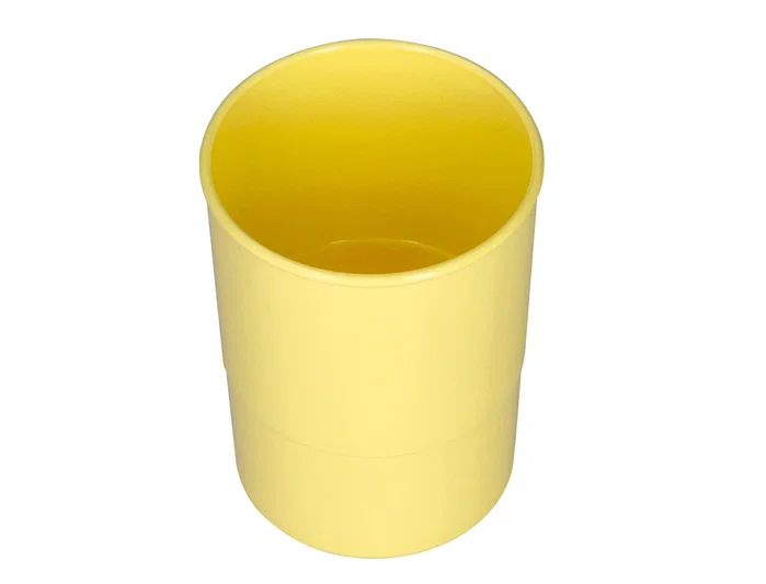 Q-connect Cubilete Amarillo Pastel Opaco