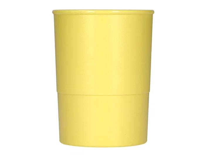 Q-connect Cubilete Amarillo Pastel Opaco