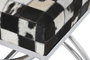 DKD Home Decor Descalzadora Acero y Piel con Rombos