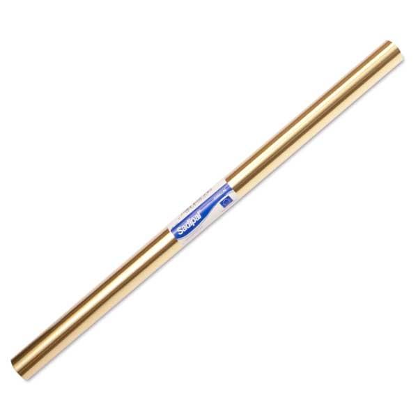 Sadipal Papel Metalizado Oro Brillo Rollo Continuo 0,5 x 10 m