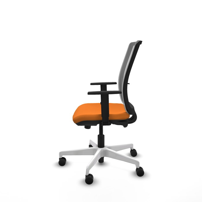PIQUERAS Y CRESPO Silla de oficina Haches Naranja y Gris PIQUERAS Y CRESPO Silla de oficina Haches Naranja y Gris