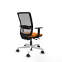 PIQUERAS Y CRESPO Silla de oficina Haches Naranja y Gris