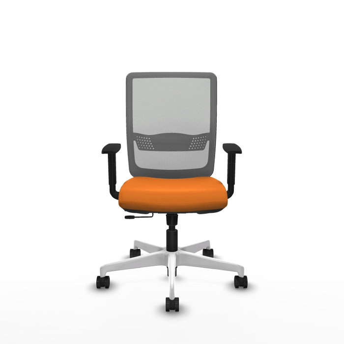 PIQUERAS Y CRESPO Silla de oficina Haches Naranja y Gris PIQUERAS Y CRESPO Silla de oficina Haches Naranja y Gris