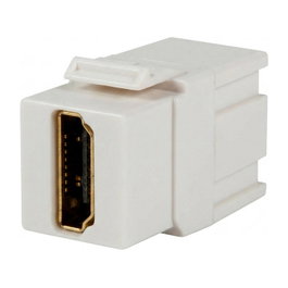 EFB Elektronik EB479V2 Keystone Einbauadapter HDMI A - A, Blanco