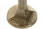 DKD Home Decor Portavela Moderno Dorado Aluminio 18.5 x 64.5 x 18.5 cm