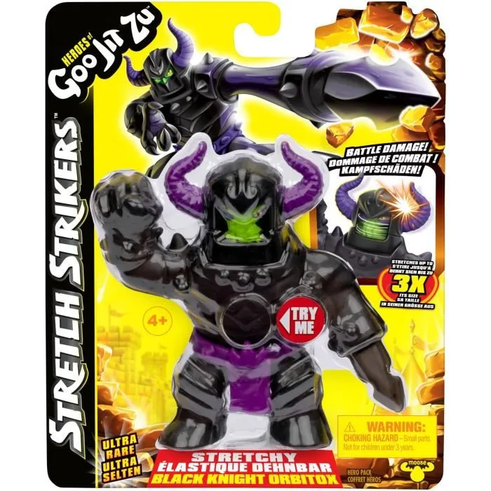 Heroes Of Goo Jit Zu Figura Stretch Strikers 11cm HER0630996428689 - Héroes babosos con armadura de guerrero