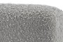 DKD Home Decor Sofá Gris Claro Natural 221 x 94 x 83 cm Boucle Poliester Madera Reciclada