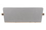 DKD Home Decor Sofá Gris Claro Natural 221 x 94 x 83 cm Boucle Poliester Madera Reciclada