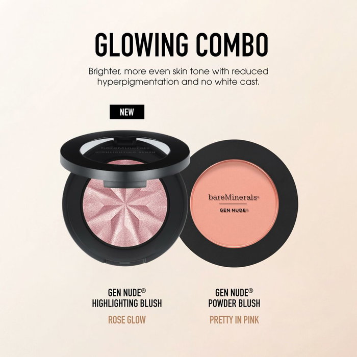 Bare Minerals GEN NUDE powder blush pretty in pink 6 gr Bare Minerals GEN NUDE powder blush pretty in pink 6 gr