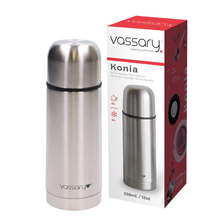 Vassary Termo Konia 350ml Plateado