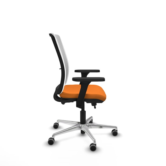 PIQUERAS Y CRESPO Silla de oficina Haches Naranja y Blanco