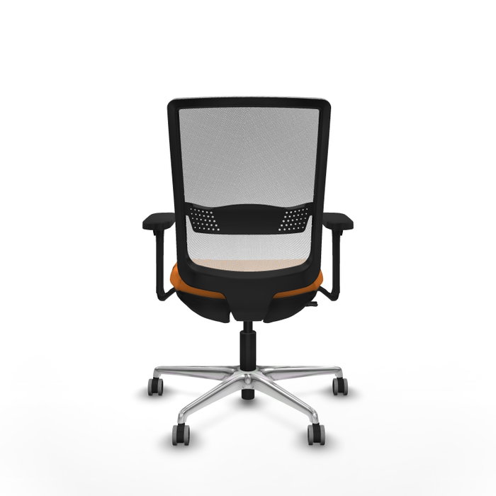 PIQUERAS Y CRESPO Silla de oficina Haches Naranja y Blanco