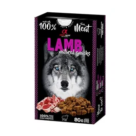 Alpha Spirit Snack Natural Cordero para Perro Canine 6x80 gr