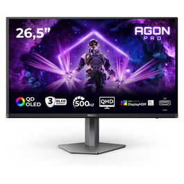 AOC AGON PRO AG276QKD2 Monitor Gaming 26.5" QHD QD-OLED 500Hz 0.03ms Adaptive Sync HDR1000 DisplayHDR True Black 500 Altavoces