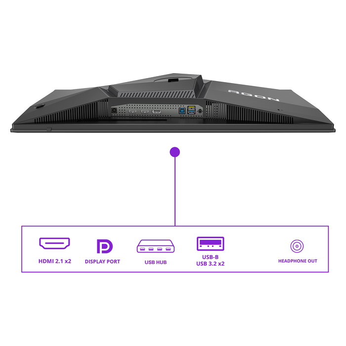 AOC AGON PRO AG276QKD2 Monitor Gaming QD-OLED 26.5" Quad HD 2560x1440 500Hz 0.03ms 2xHDMI 2.1 DisplayHDR True Black 500 Altavoces