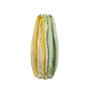 Ixia Jarrón de Cristal Decoración Verde-Amarillo 13,50 x 13,50 x 30