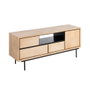 Ixia Mueble TV Sintra Natural-Negro