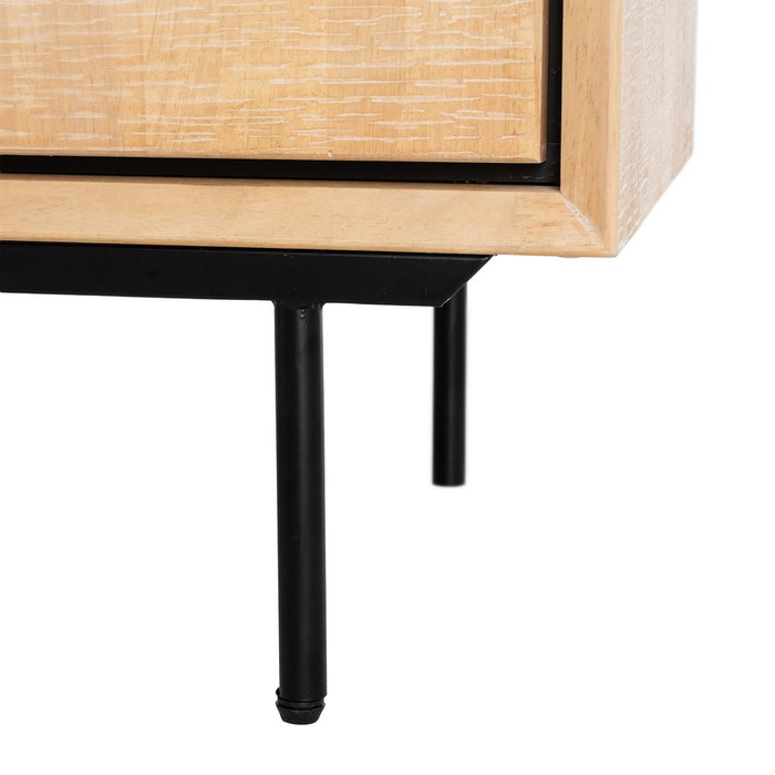 Ixia Mueble TV Sintra Natural-Negro Ixia Mueble TV Sintra Natural-Negro