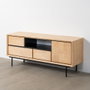 Ixia Mueble TV Sintra Natural-Negro