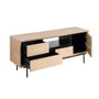 Ixia Mueble TV Sintra Natural-Negro