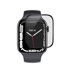 eSTUFF Titan Shield Protector de Pantalla de Vidrio Híbrido Flexible para Apple Watch Series 4/5/6/SE 40mm - Transparente/Negro