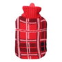 Edm Bolsa de agua caliente modelo clásico escoces rojo 2 l