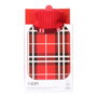 Edm Bolsa de agua caliente modelo clásico escoces rojo 2 l