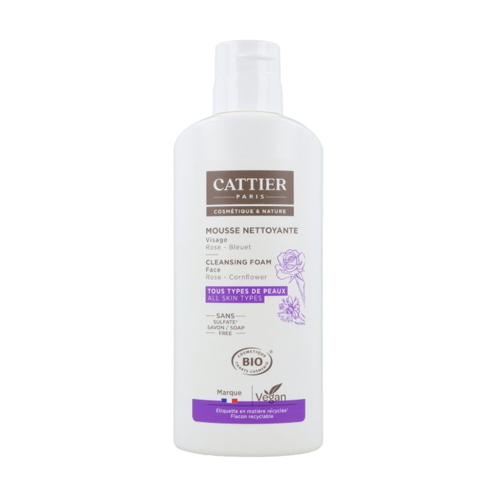 Cattier Espuma Limpiadora Facial Sin Jabón Bio 150ml