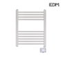 Edm Radiador toallero eléctrico blanco 400 W con temporizador