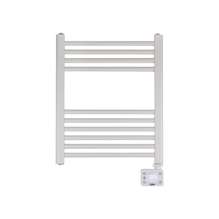 Edm Radiador toallero eléctrico blanco 400 W con temporizador Edm Radiador toallero eléctrico blanco 400 W con temporizador