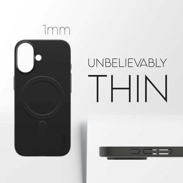 PanzerGlass SL1M Case Black con MagSafe para iPhone 17