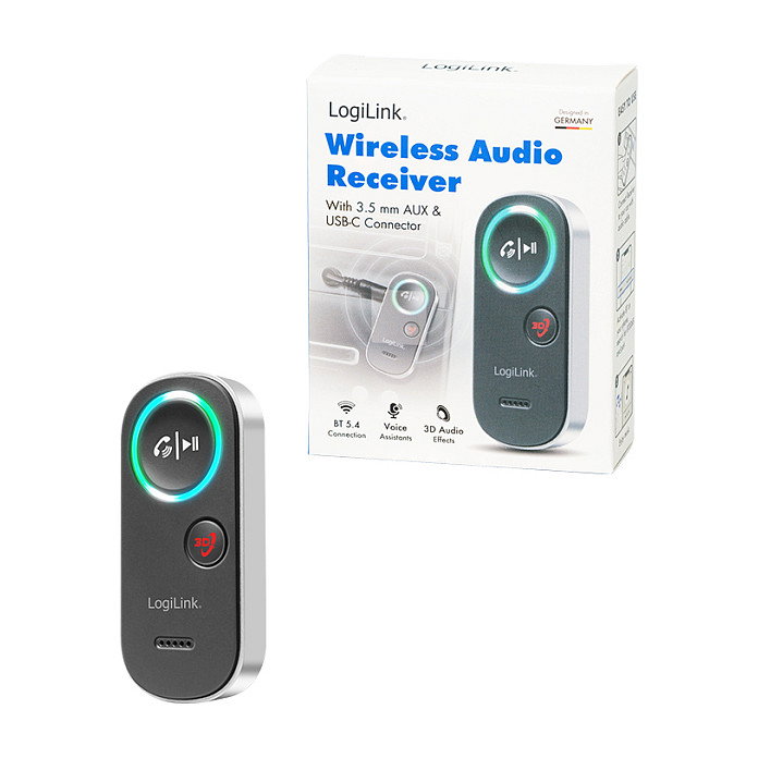 LogiLink Receptor Stereo BT 5.4 con manos libres
